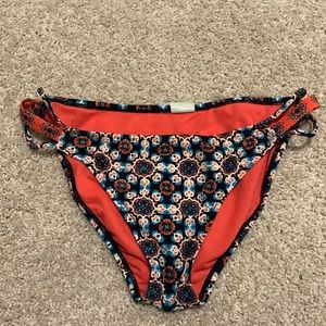 Full Coverage Patterned Bikini Bottoms